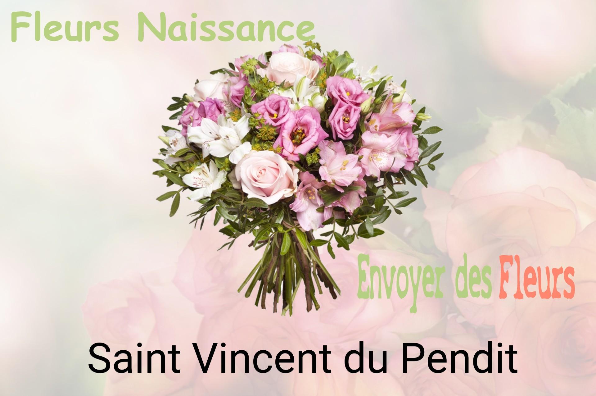 Bouquet de fleurs de naissance livré à Saint-Vincent-du-Pendit